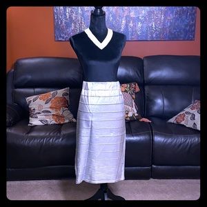 Eloquii metallic skirt